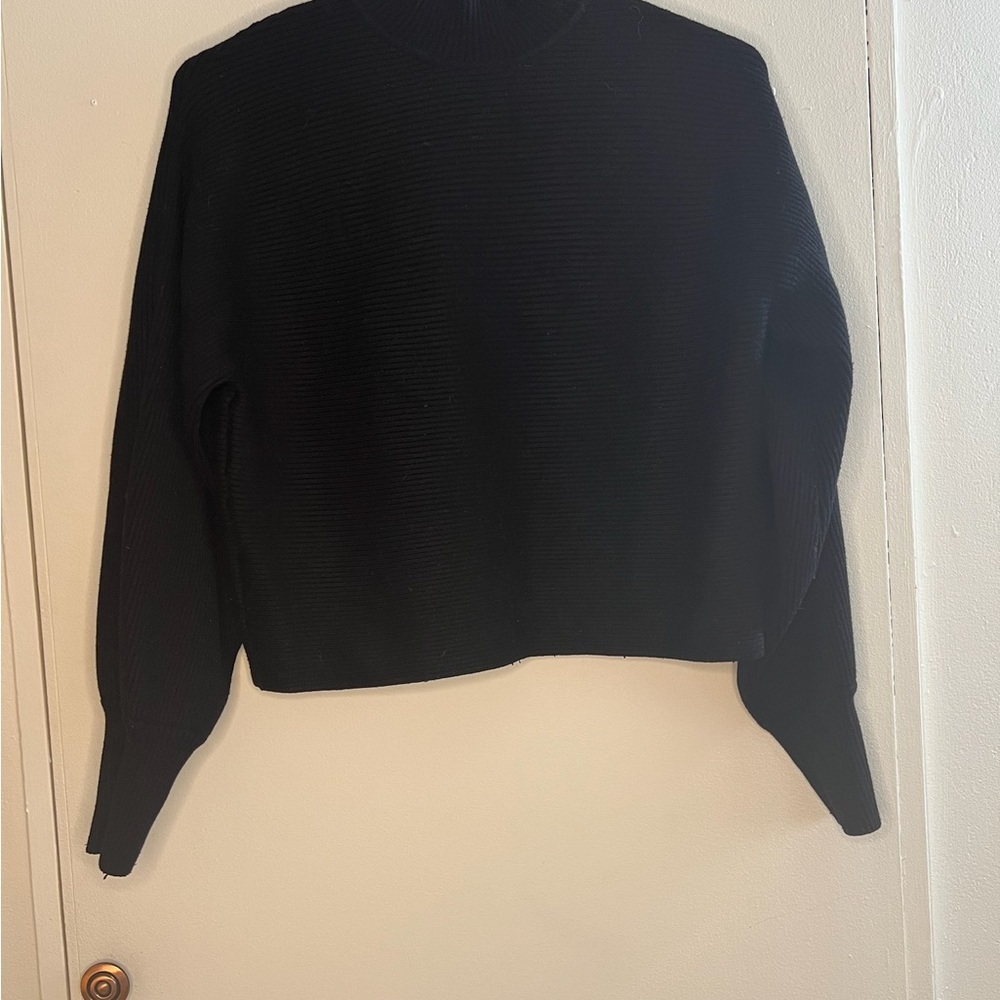 Zara Black Cowl Neck Sweater